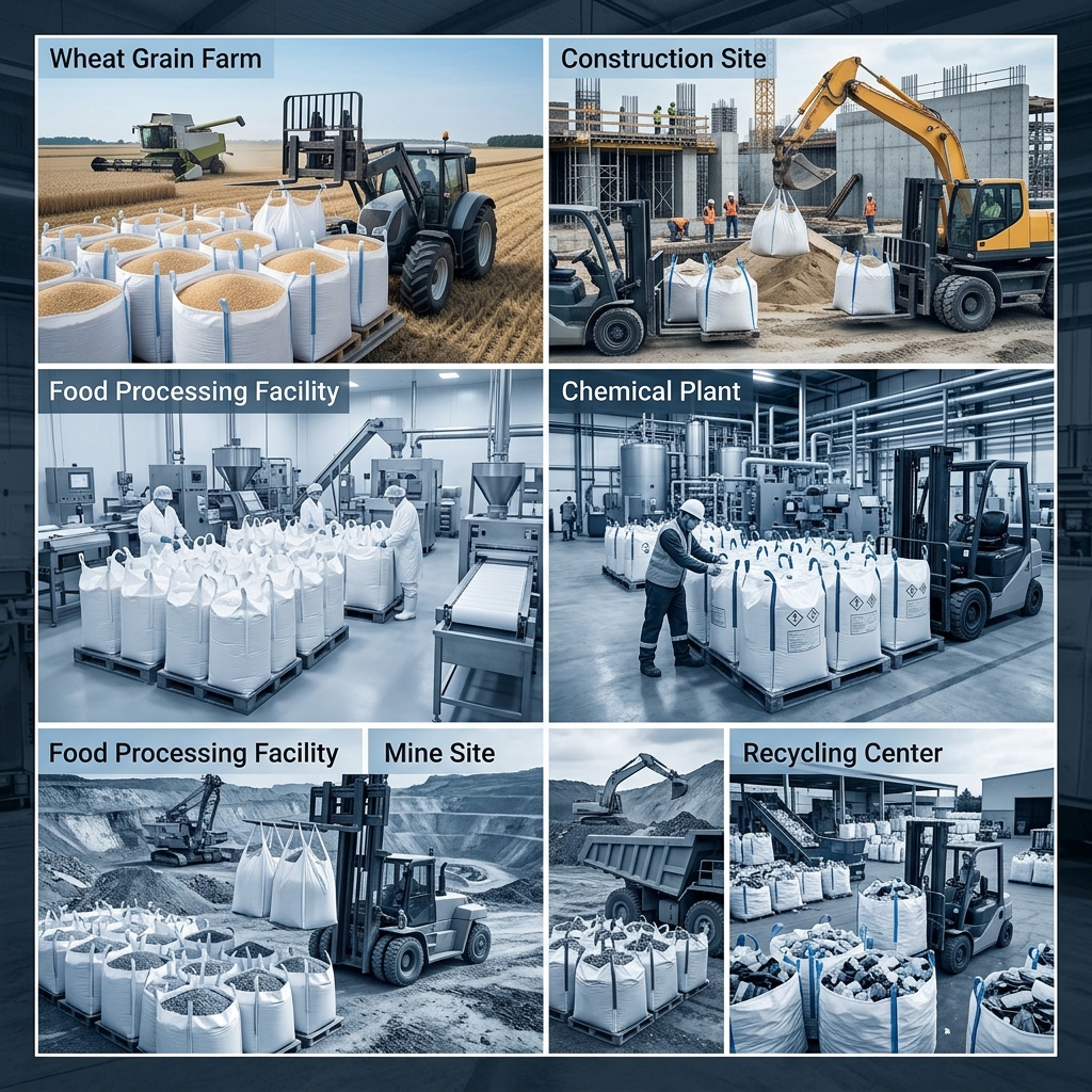 Industries served by FIBC bags